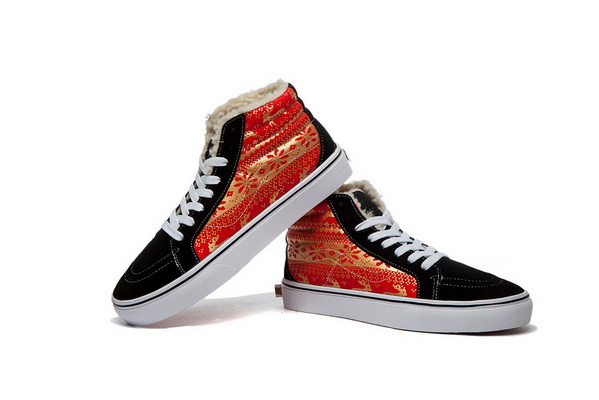 Vans High-Top Shoes Men Lined with fur--001